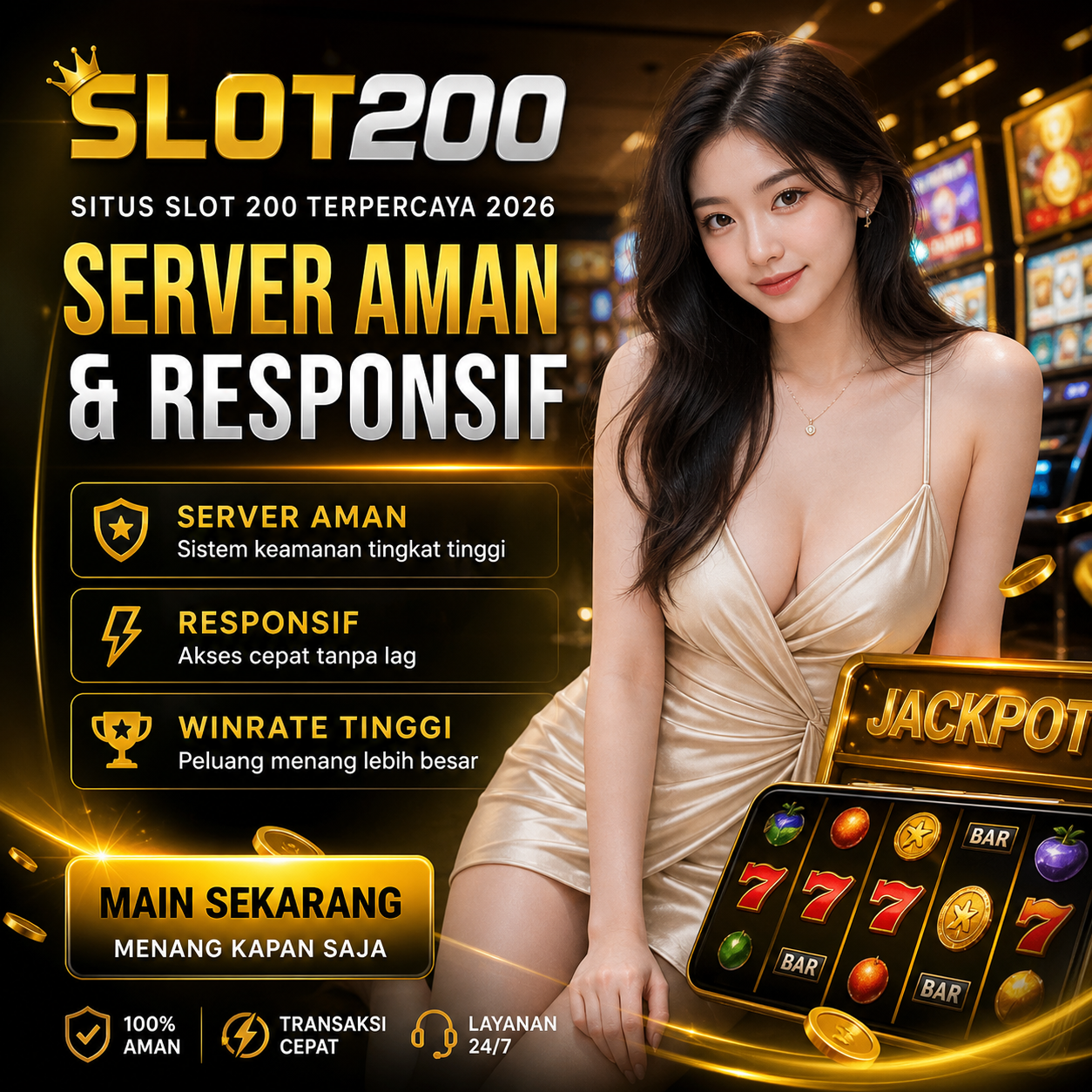 SLOT200 § Situs SLOT 200 Terpercaya 2026 Server Aman & Responsif